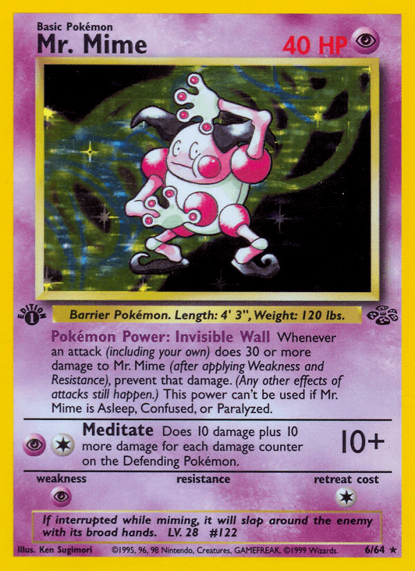 Mr. Mime from BLASTOISE & SUICUNE EX DECK 2023