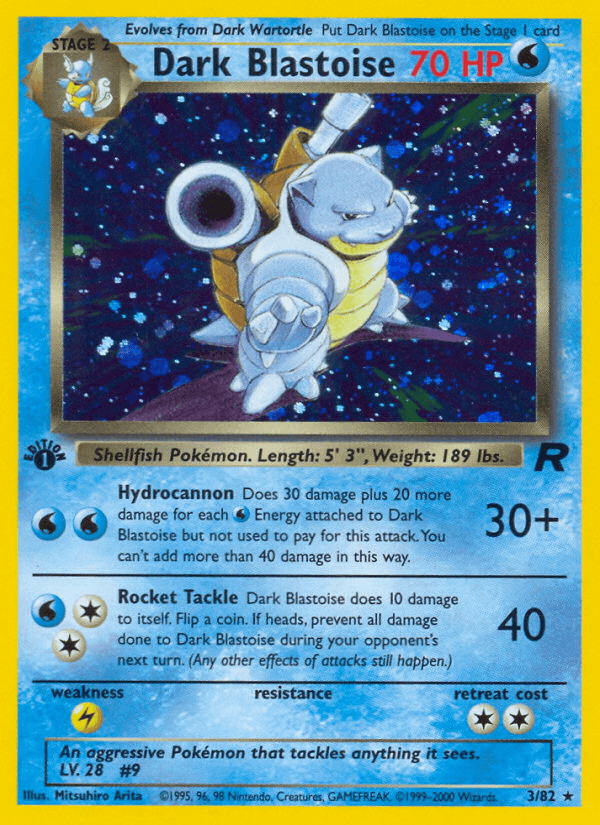 Dark Blastoise from LEGENDARY COLLECTION 2002