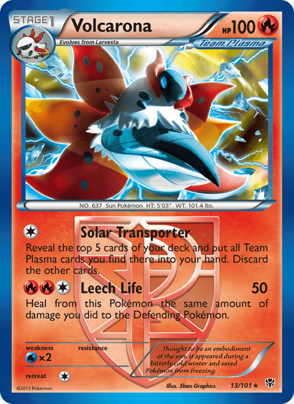 Volcarona from BLACK BOLT 2025