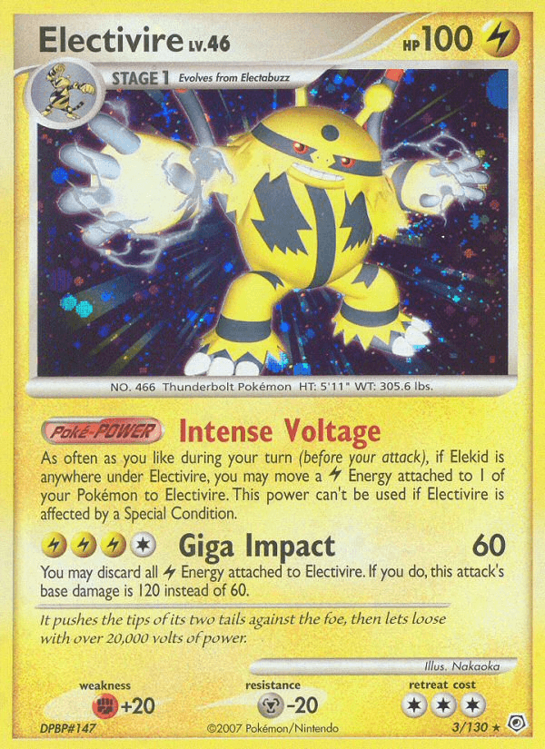 Electivire from AZURE SHADOW - ROAR 2024