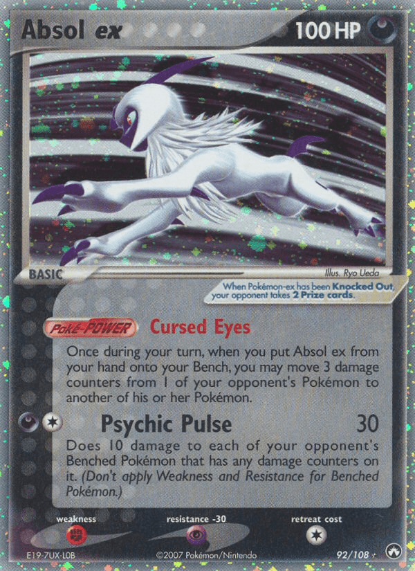 Absol EX from OBSIDIAN FLAMES 2023