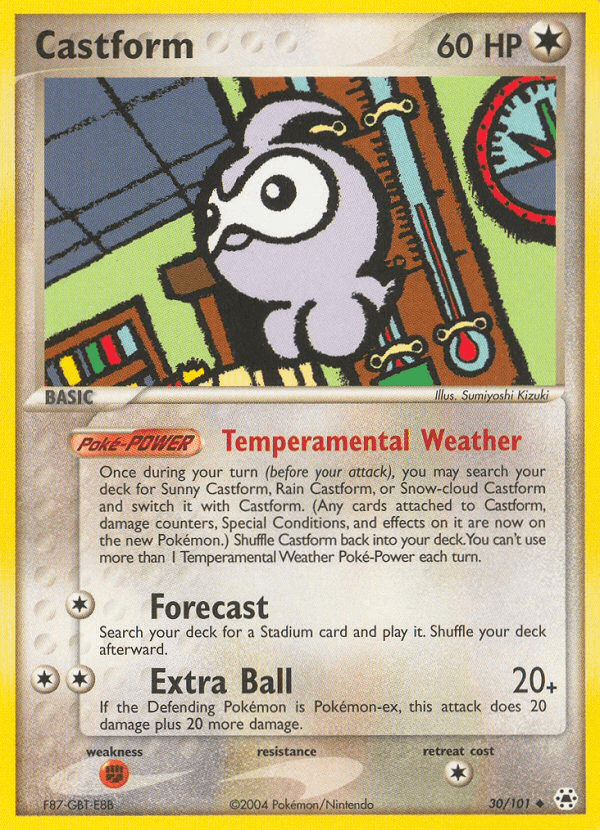 Castform from SURGING SPARKS 2024