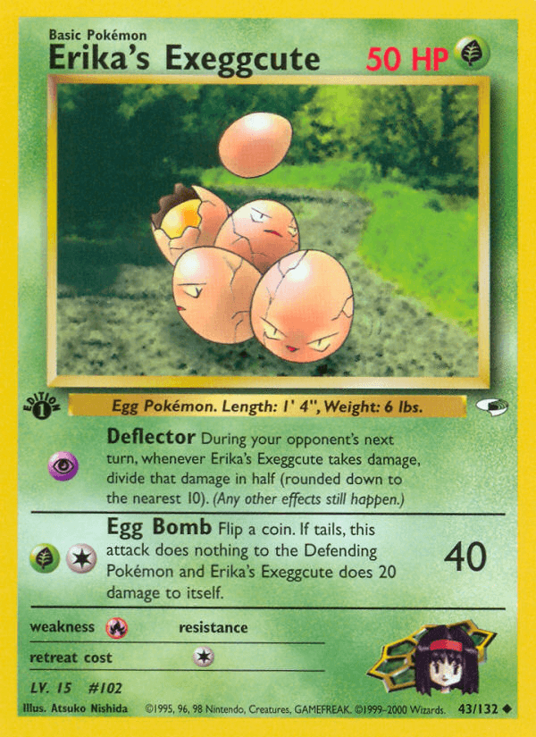 Erika's Exeggcute from GYM HEROES 2000