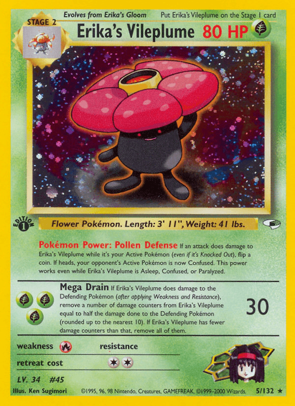 Erika's Vileplume from LEADERS STADIUM 1998