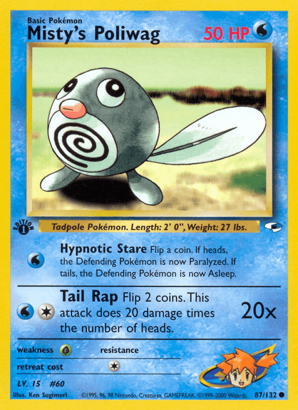Misty's Poliwag from GYM CHALLENGE 2000
