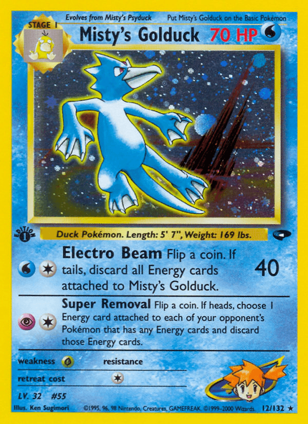 Misty's Golduck from LEADERS STADIUM 1998
