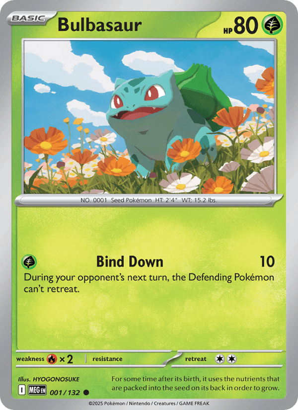 Bulbasaur from MEP BLACK STAR PROMOS 2026