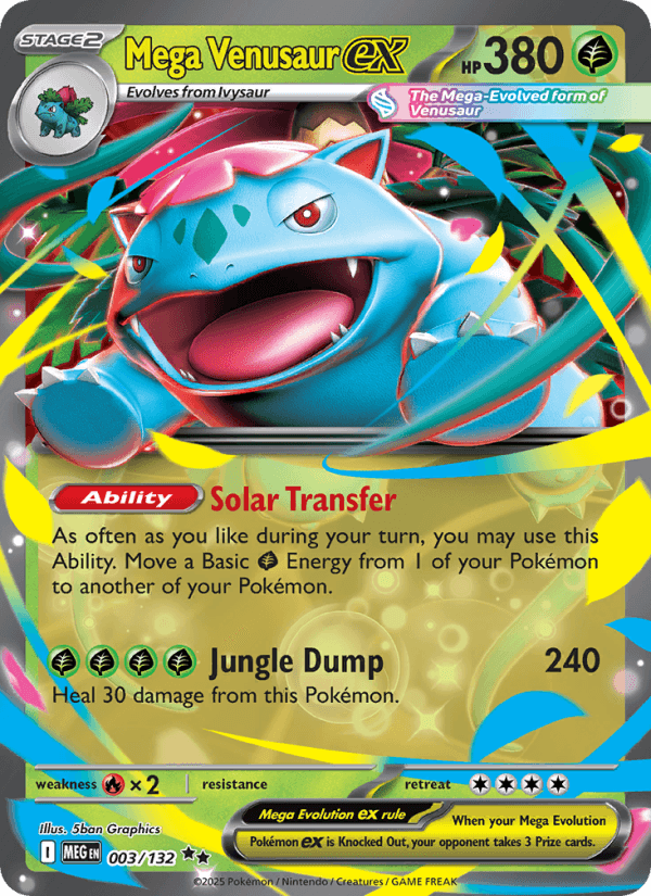 Mega Venusaur EX from MEGA BRAVE 2025