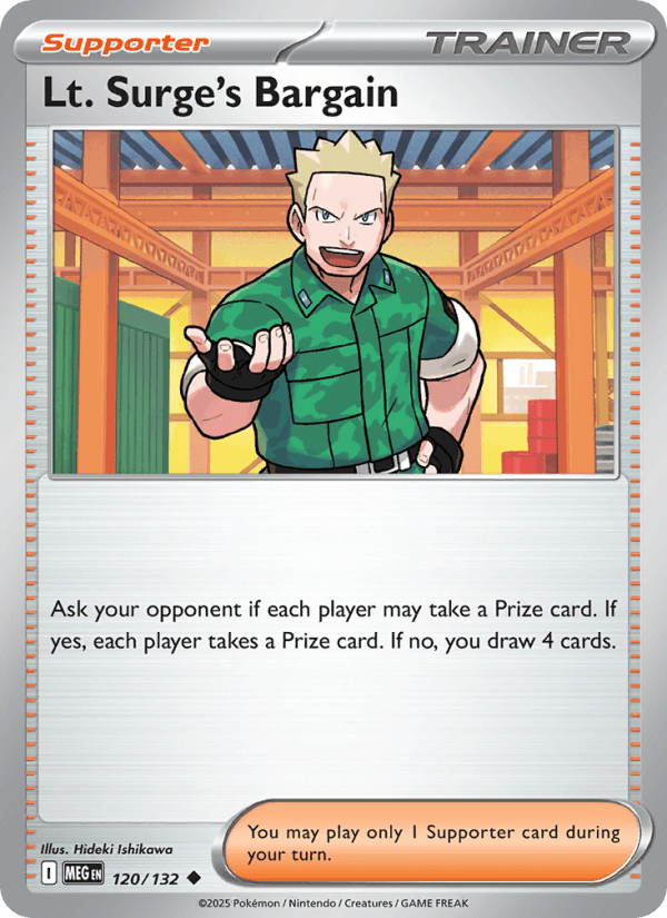 Lt. Surge's Bargain from MEGA EVOLUTION 2025