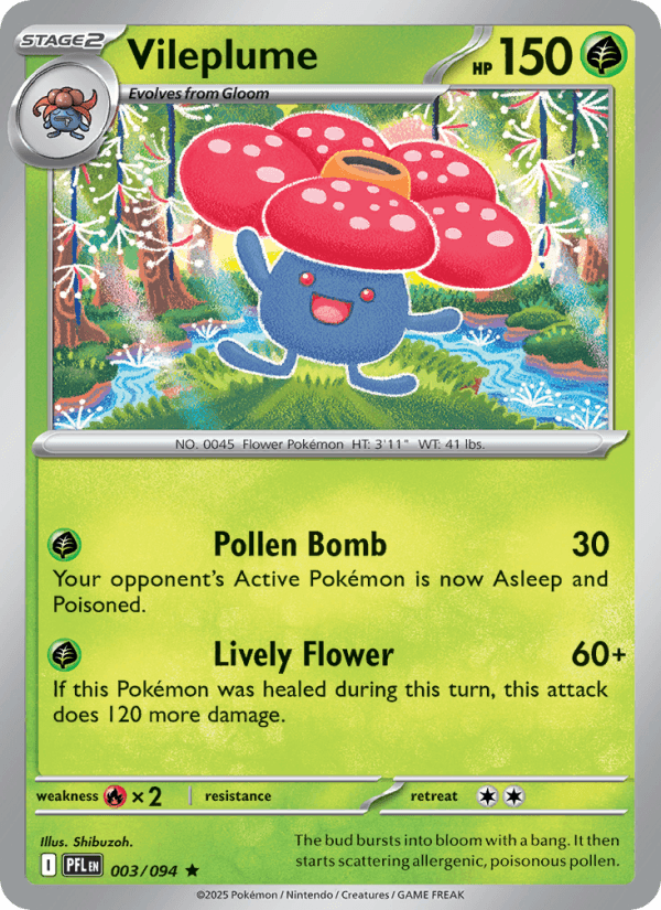 Vileplume from JUNGLE 1997