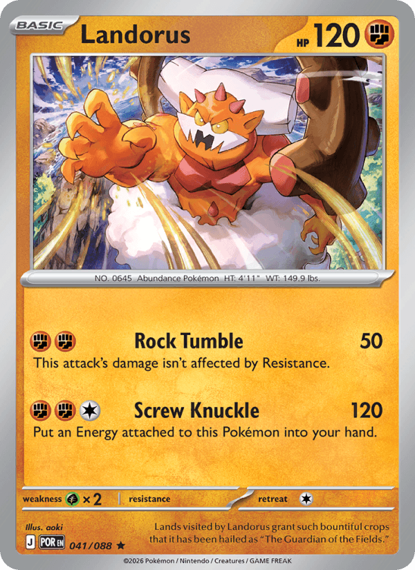 Landorus from SURGING SPARKS 2024