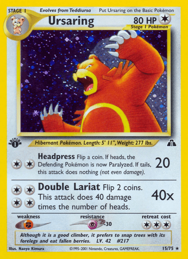 Ursaring from CROSSING THE RUINS 2000