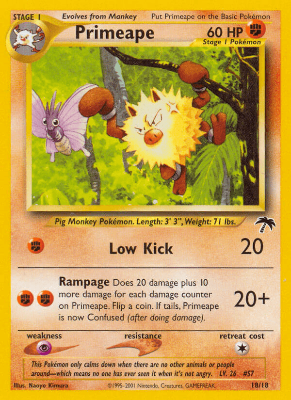 Primeape from JUNGLE 1999