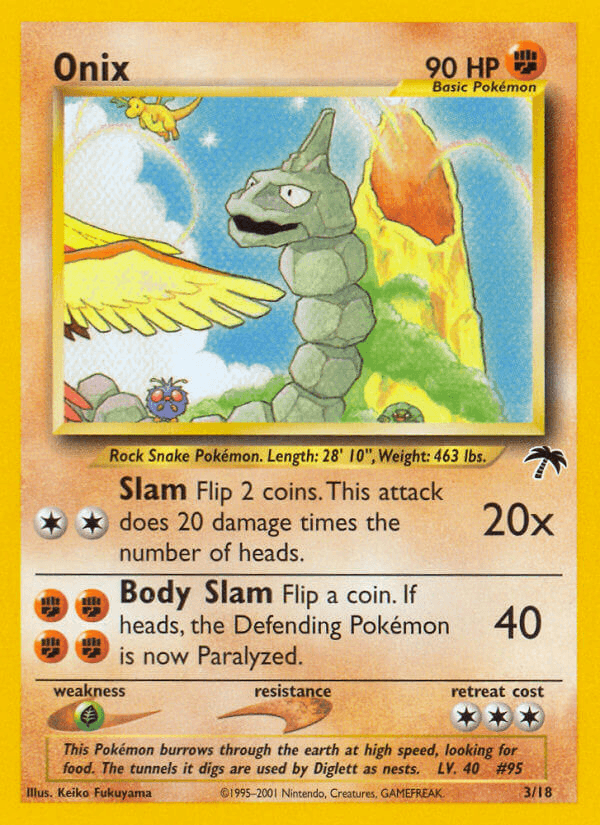 Onix from VENUSAUR & LUGIA EX DECK 2023