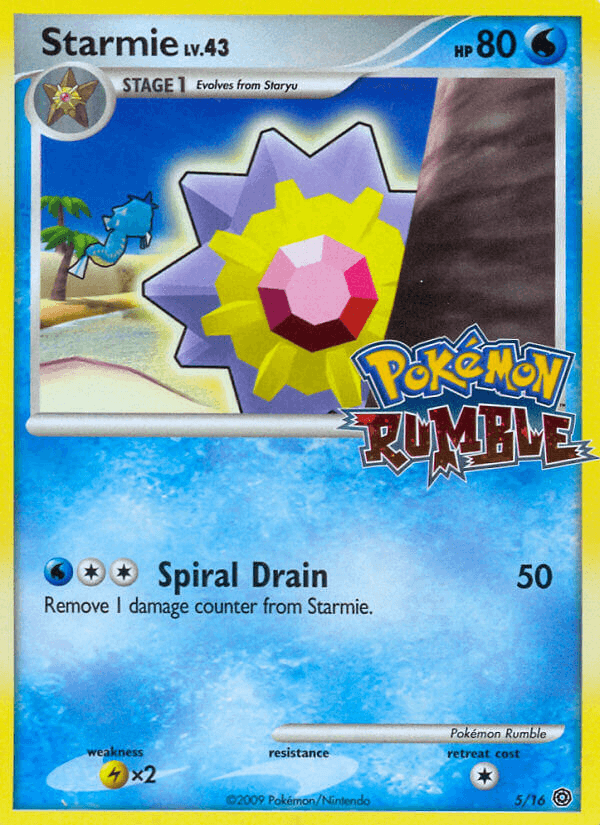 Starmie from BLASTOISE & SUICUNE EX DECK 2023
