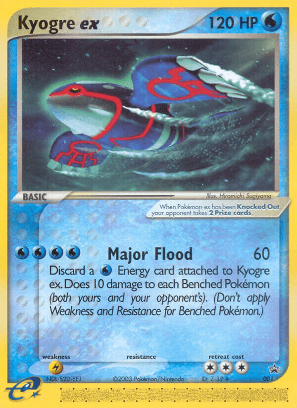 Kyogre EX from BLACK STAR PROMOS 2023