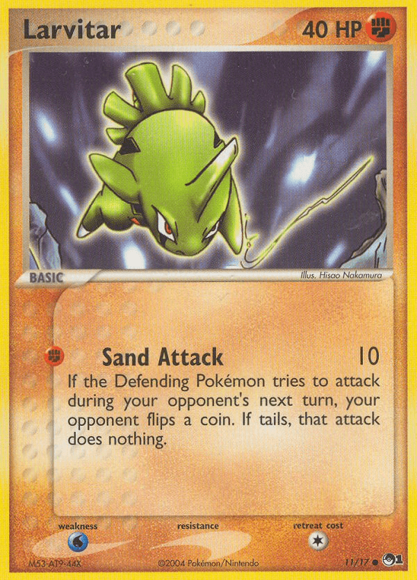 Larvitar from OBSIDIAN FLAMES 2023