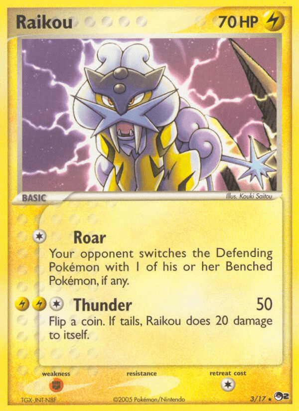 Raikou from MEGA EVOLUTION 2025