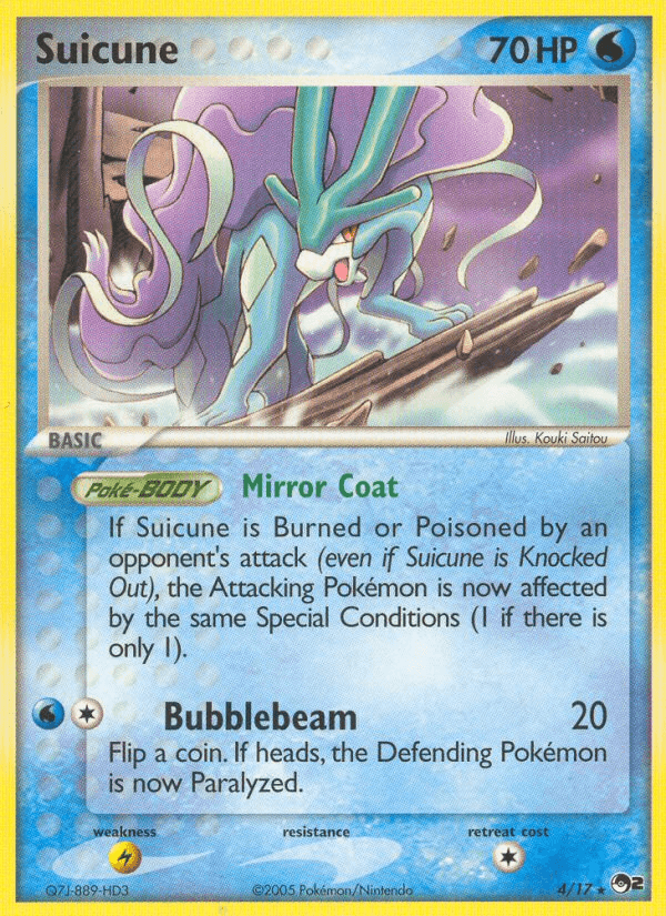 Suicune from PHANTASMAL FLAMES 2025