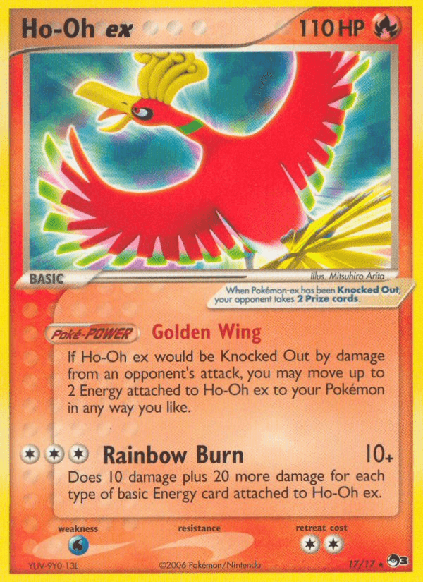 Ho-Oh EX from CHARIZARD & HO-OH EX DECK 2023