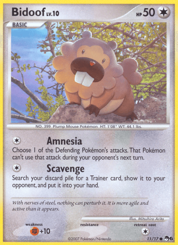 Bidoof from CROWN ZENITH 2023
