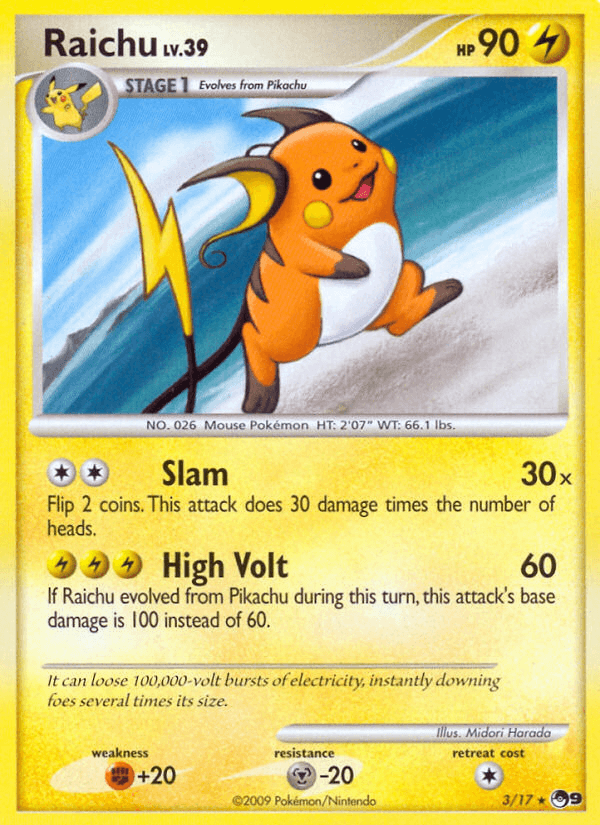 Raichu from EVOLUTIONS 2016