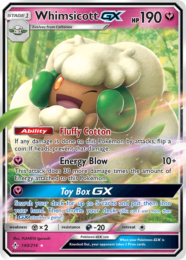 Whimsicott GX from SHINING SYNERGY SUMMON 2023
