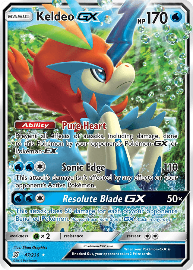 Keldeo GX from UNIFIED MINDS 2019