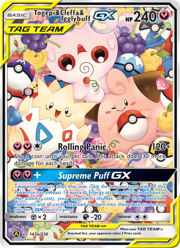 Togepi & Cleffa & Igglybuff GX from SHINING SYNERGY SUMMON 2023