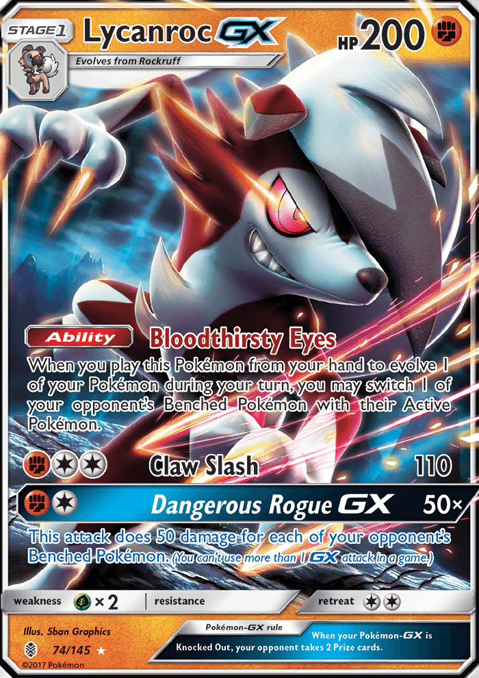 ROCKRUFF FULL POWER DECK 2017 card - Pokemon