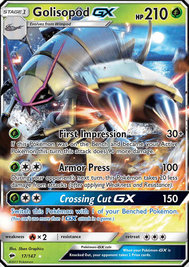 Golisopod GX from S. EMERGENCE - VERDANT 2022