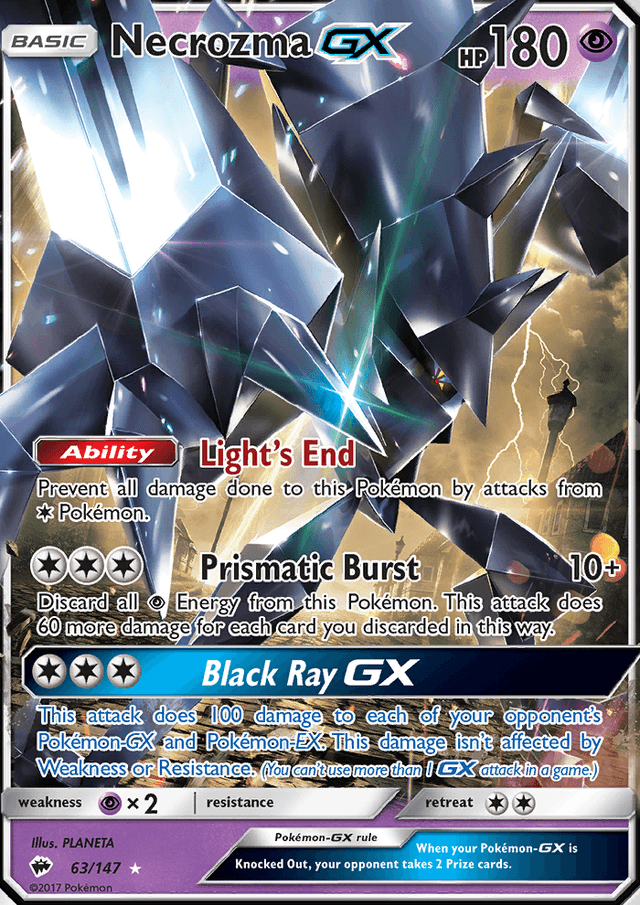 Necrozma GX from SM BLACK STAR PROMOS 2016-21