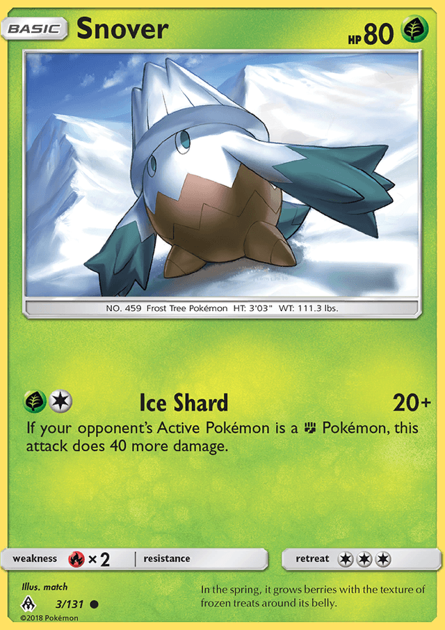 Snover from SHINY TREASURE EX 2023