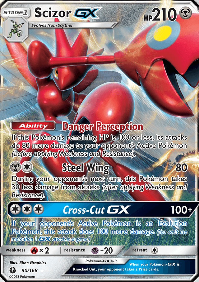 Scizor GX from S&M CELESTIAL STORM 2018