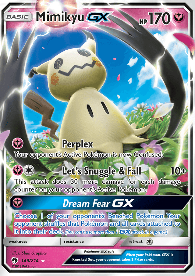 Mimikyu GX from FAIRY RISE 2018