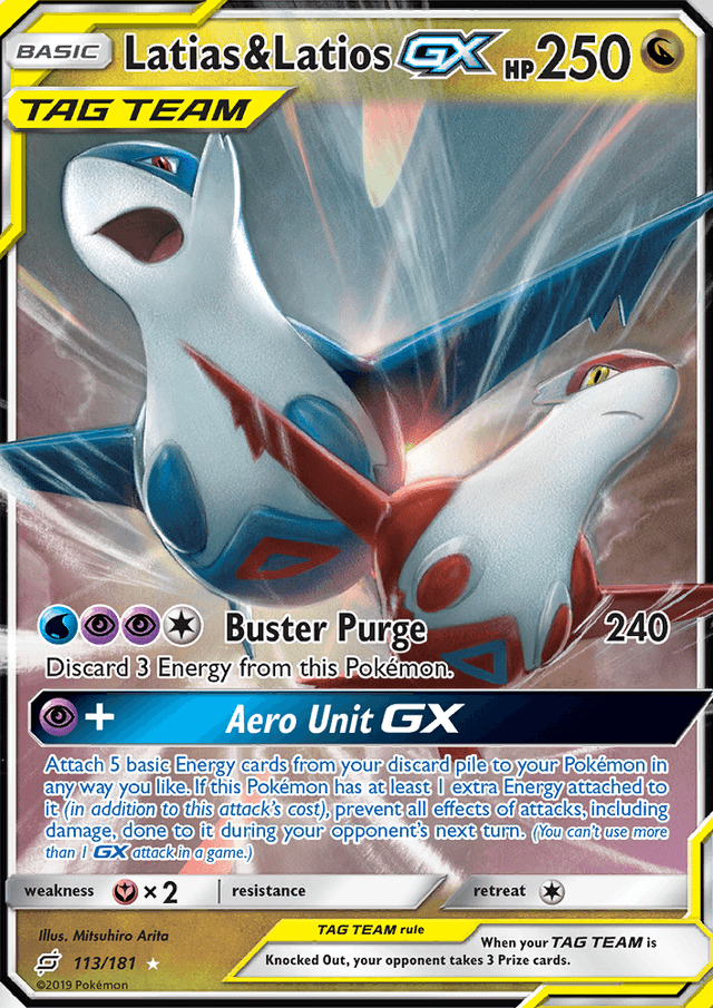 Latias & Latios GX from SHINING SYNERGY SHOWER 2023