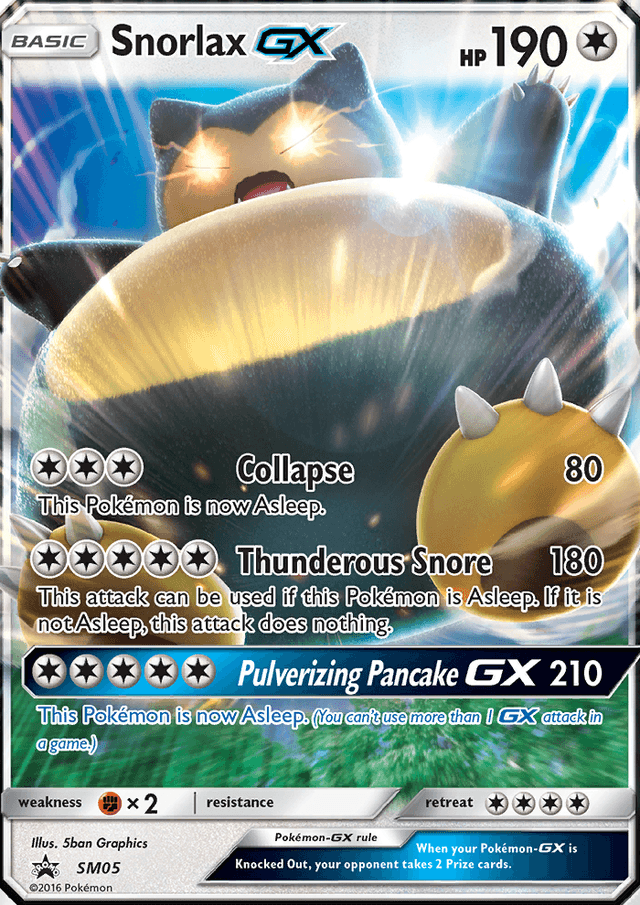 Snorlax GX from SM-P PROMOS 2016