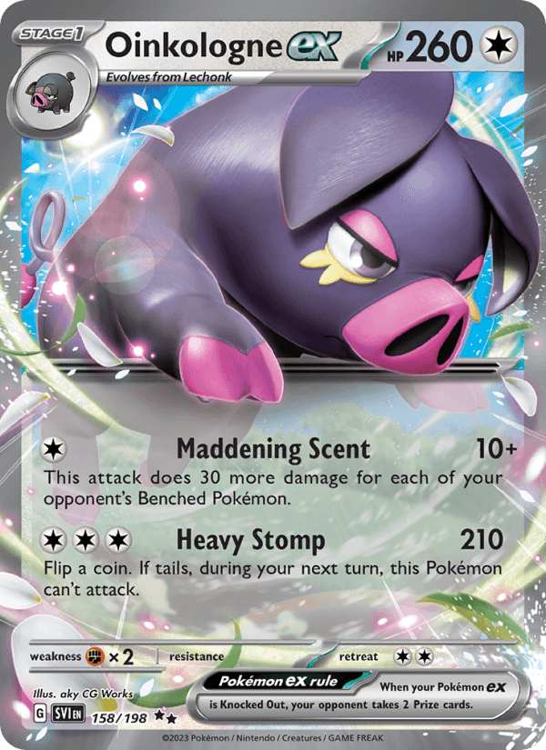 Oinkologne EX from SCARLET EX 2023 - Legacy graded card 00024513 by RKT Grading