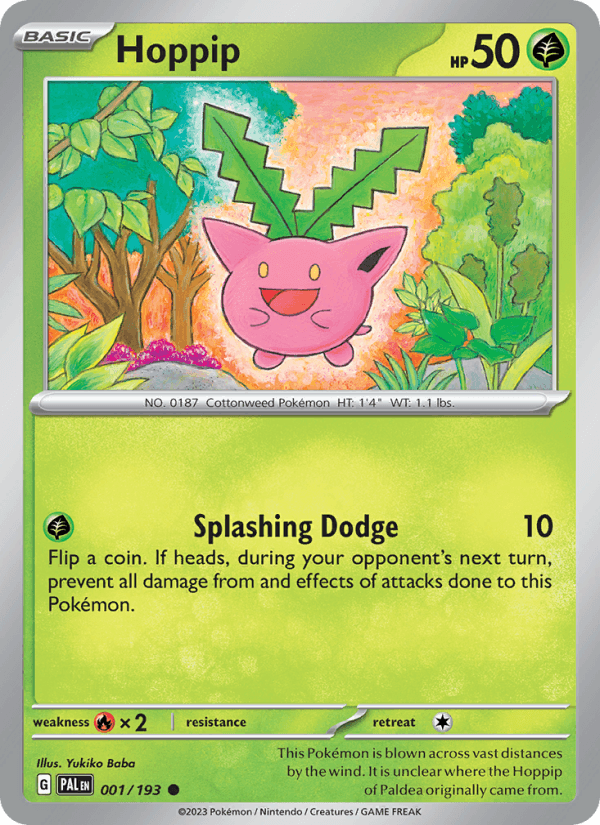 Hoppip from EX TEAM ROCKET RETURNS 2004