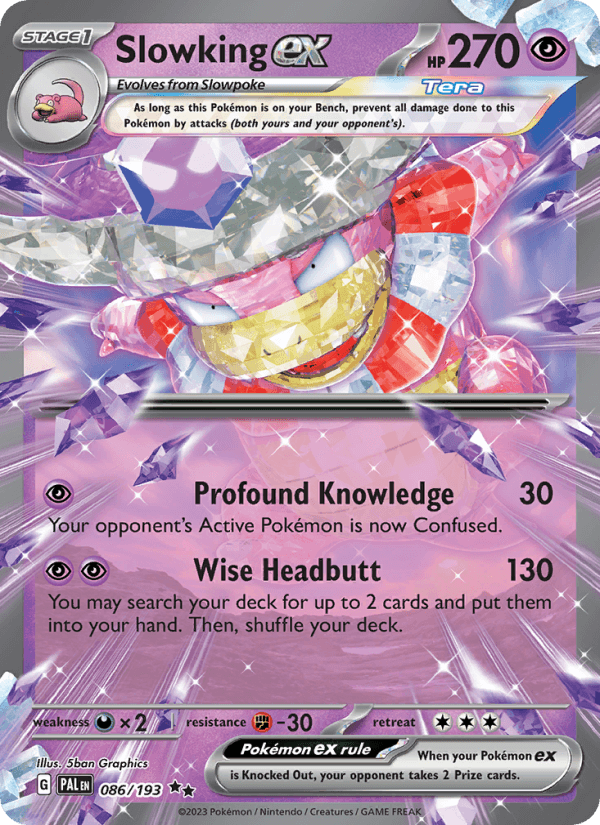 Slowking EX from PALDEA EVOLVED 2023