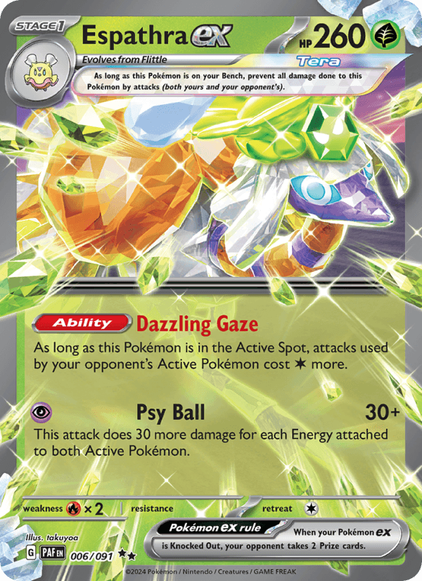 Espathra EX from SHINY TREASURE EX 2023 - Legacy graded card 00024589 by RKT Grading