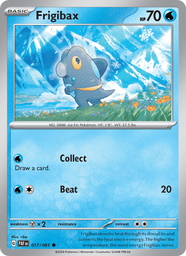 Frigibax from PALDEA EVOLVED 2023