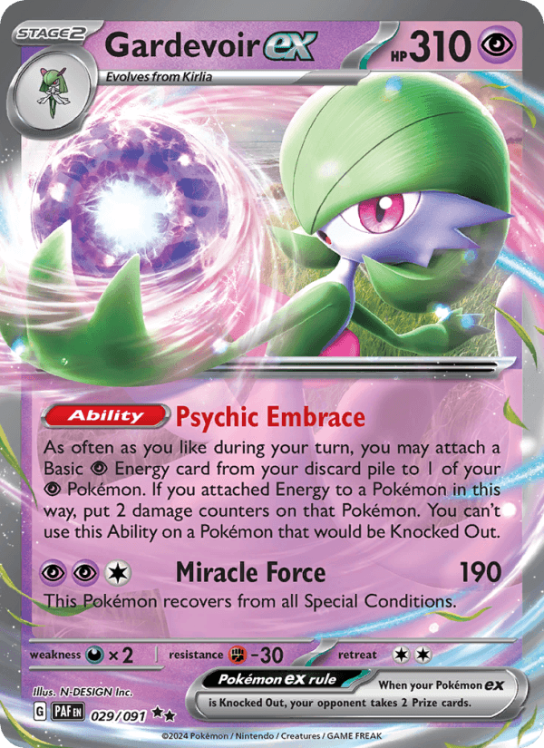Gardevoir EX from SCARLET EX 2023 - Legacy graded card 00024515 by RKT Grading