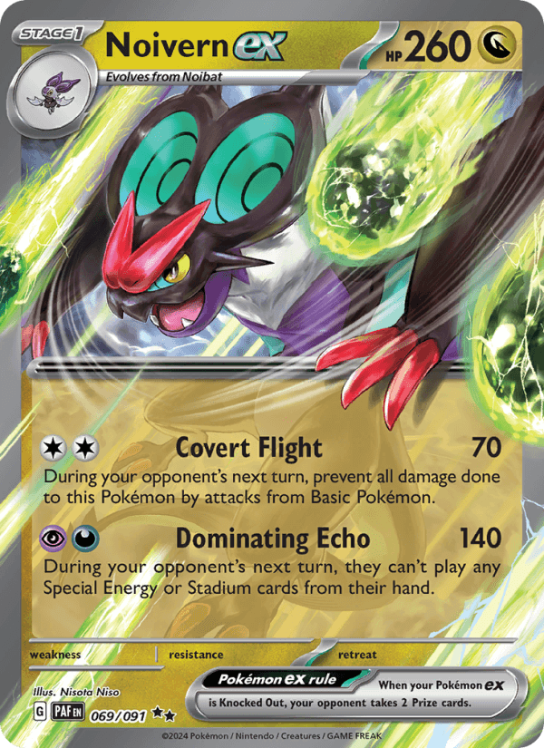 Noivern EX from CLAY BURST 2023 - Legacy graded card 00024522 by RKT Grading