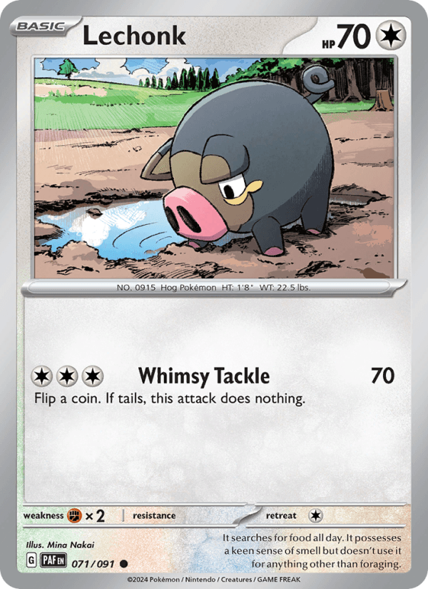 Lechonk from OBSIDIAN FLAMES 2023