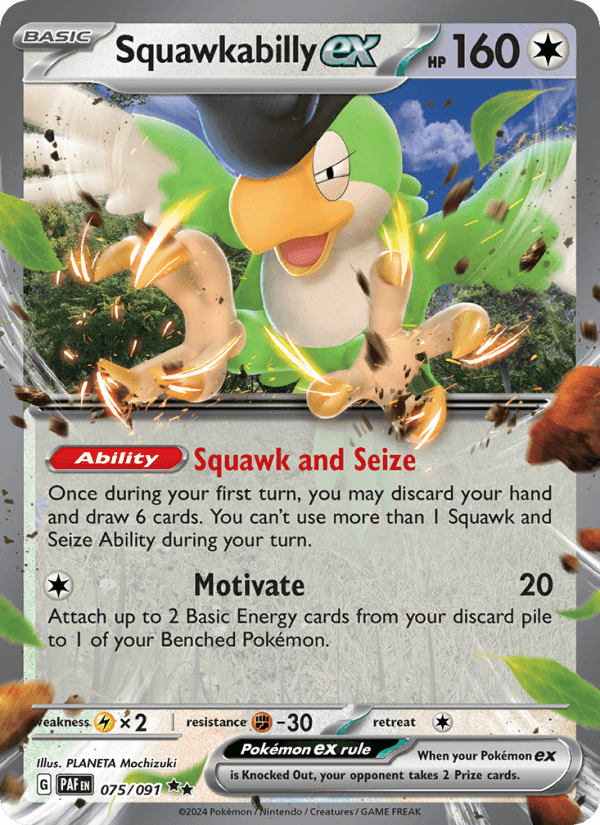 Squawkabilly EX from SHINY TREASURE EX 2023 - Legacy graded card 00024596 by RKT Grading