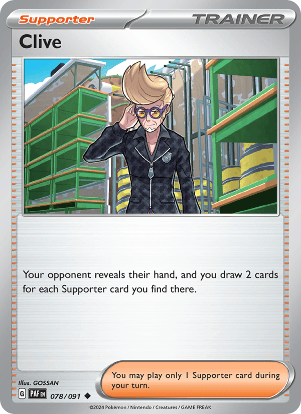Clive from PALDEAN FATES 2024