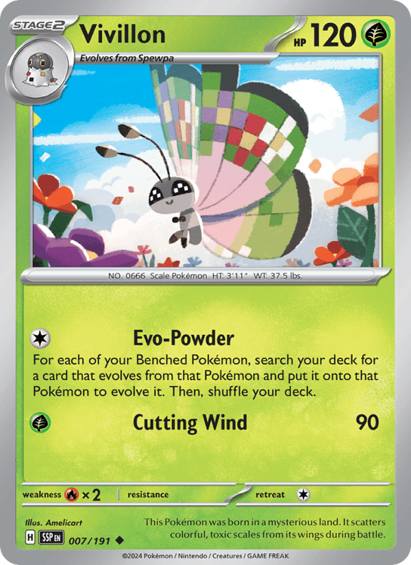 Vivillon from SUPER ELECTRIC BREAKER 2024