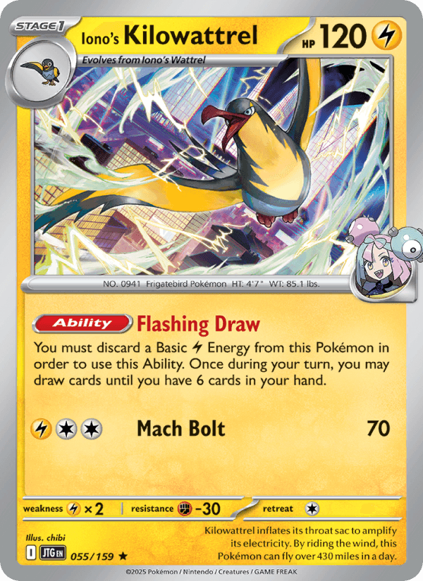 Iono's Kilowattrel from JOURNEY TOGETHER 2025