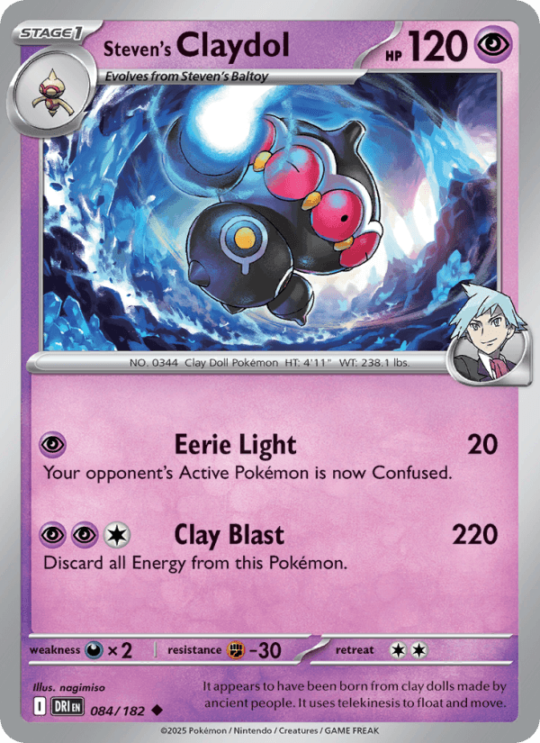 Steven's Claydol from DESTINED RIVALS 2025
